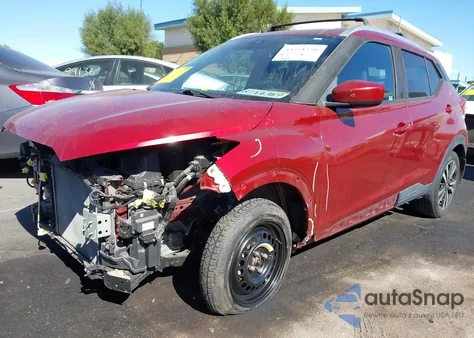 2020 Nissan Kicks Sv Xtronic Cvt from USA, damaged, VIN 3N1CP5CVXLL487733